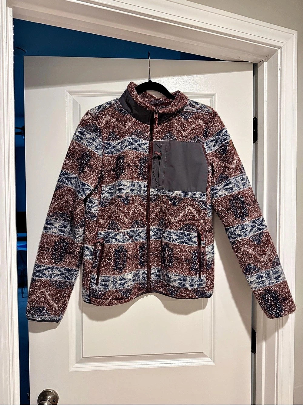 Women’s Burton Bombay Full-Zip Fleece Jacket Brown & Blue